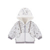 英氏-童衣类（冬）D0英针短帽外套 英氏白 100CM 商品缩略图5