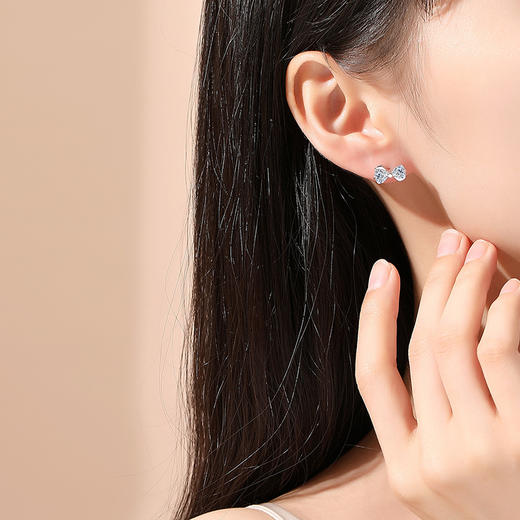 【少女心蝴蝶结】S925银耳饰【JHY-E000095B】 商品图2