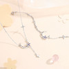 【月光迷蝶】S925银月亮流苏项链【JHY-N000256B】 商品缩略图3