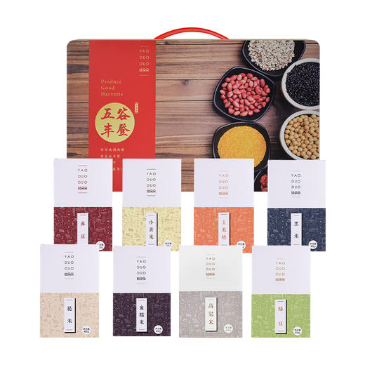 姚朵朵五谷杂粮组合礼盒五谷丰登八款粗粮粥米礼盒3200g粗粮礼盒 商品图1