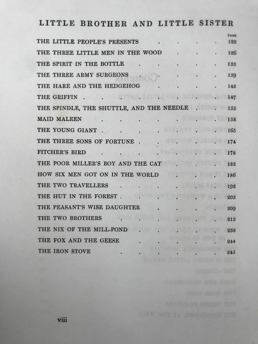 鬼才拉克姆限量签名本！札尼斯朵夫工坊特装！1917年 小弟弟和小姐姐及其他格林童话集 13幅彩色手工贴图与大量黑白插图 真皮精装大16开 商品图8