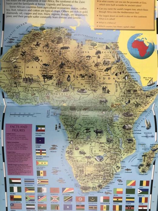 儿童彩色地图册 配多幅彩色地图 精装16开 商品图7