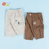 贝贝怡童装男童夏季新款裤子简约休闲裤男宝宝轻薄七分裤松紧裤潮 商品缩略图1