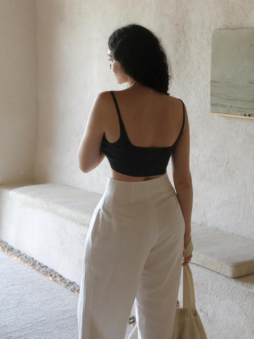 Dark Grey Wool Bralette 商品图0