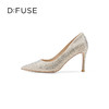 D:FUSE/迪芙斯2023春季新品尖头闪钻水钻高跟鞋DF31111161 商品缩略图1