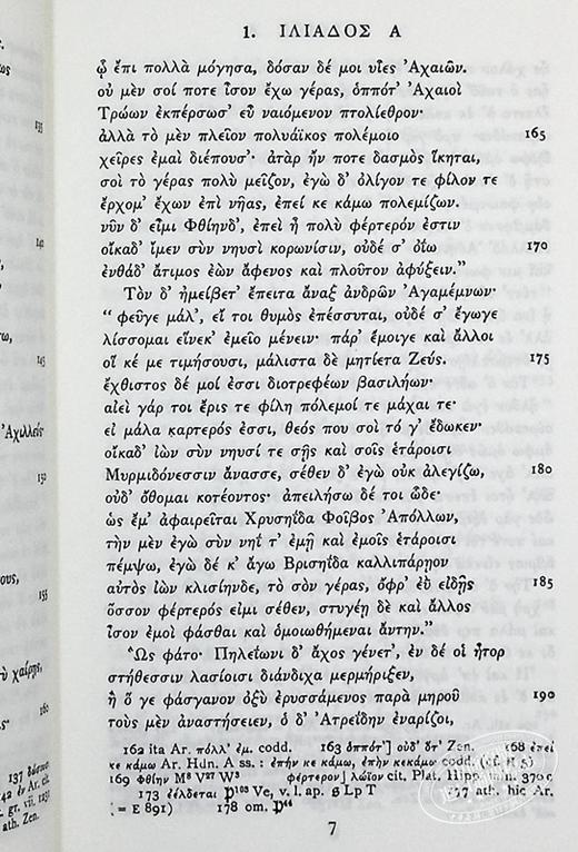 【中商原版】荷马 卷一：伊利亚德（牛津经典文本系列） 英文原版 Homer Vol. I. Iliad (Books I-XII) D.B. Monro 商品图6
