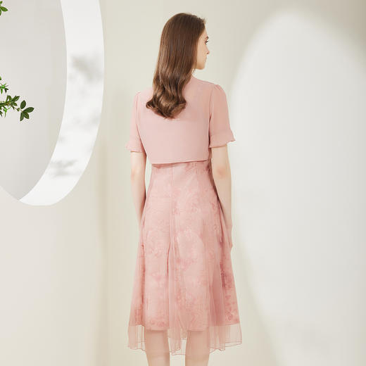 NF8T1斯尔丽瑟俪2023夏季披肩吊带两件套温柔A摆显高显瘦连衣裙 商品图1