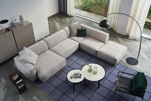 面包沙发 | 更多座位组合，皮布面料可选，详询客服 商品图8