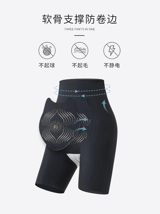 【熙世界】熙世界收腹提臀裤女翘臀塑形收胯塑身内裤收小肚子束腰夏季安全裤 商品图3