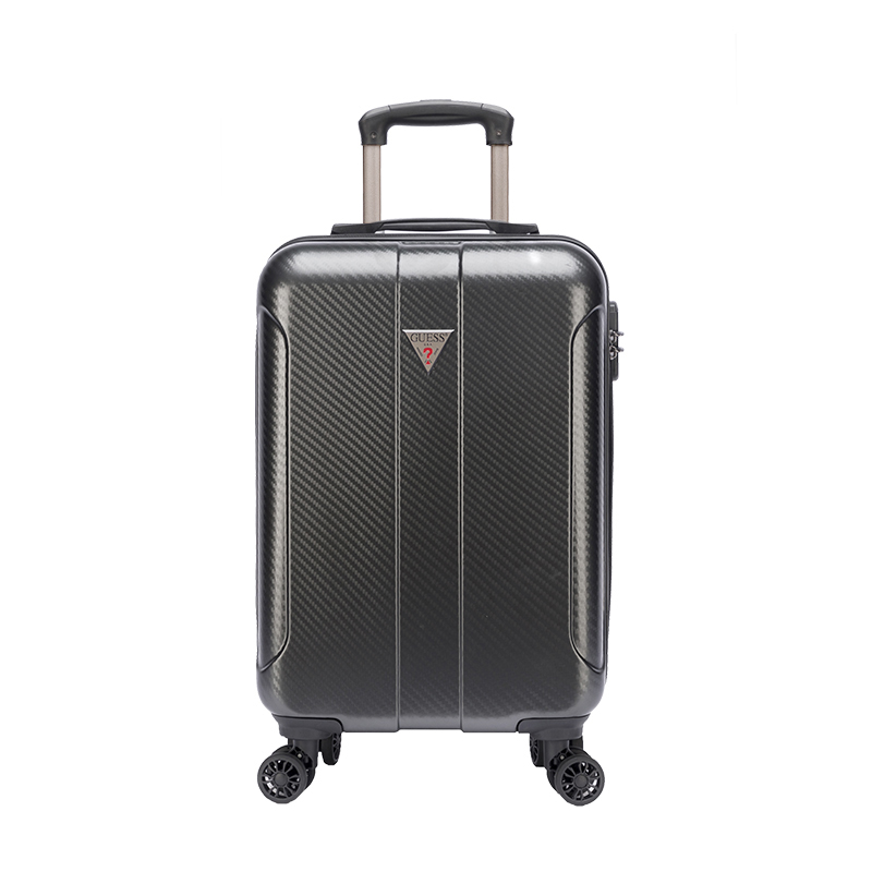 GUESS LUSTRE系列 碳纤底纹万向轮拉杆箱（石墨灰） 20寸