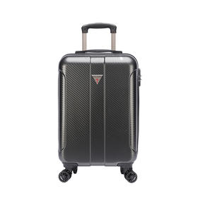GUESS LUSTRE系列 碳纤底纹万向轮拉杆箱（石墨灰） 20寸