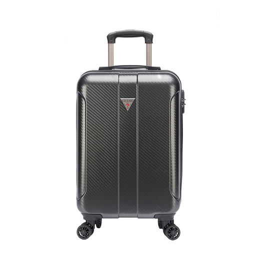 GUESS LUSTRE系列 碳纤底纹万向轮拉杆箱（石墨灰） 20寸 商品图0