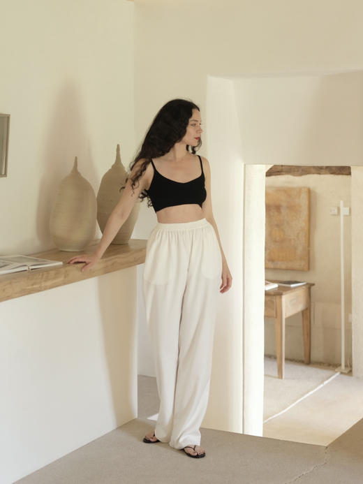 Black Wool Bralette 商品图4