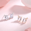 【蝴蝶结方糖】S925银锆石耳饰【JHY-E000002B】 商品缩略图3