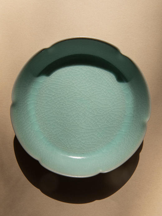 天青釉汝窑花口洗 商品图0