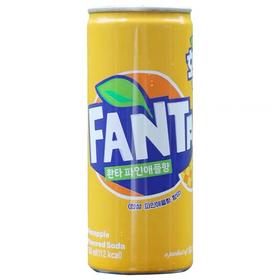 芬达碳酸饮料菠萝250ml환타 파인애플