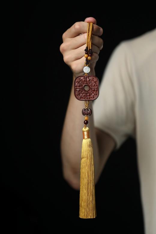 【青山特惠】小叶紫檀 招财进福  车挂 s7 商品图8