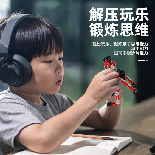 抖音同款指尖陀螺，结合机械、解压、夜光和变形等多种功能，让你的手指得到全方位的放松，玩具不再单调。在任何场景下，它都是焦点，让孩子在玩乐中成长！ 商品图1