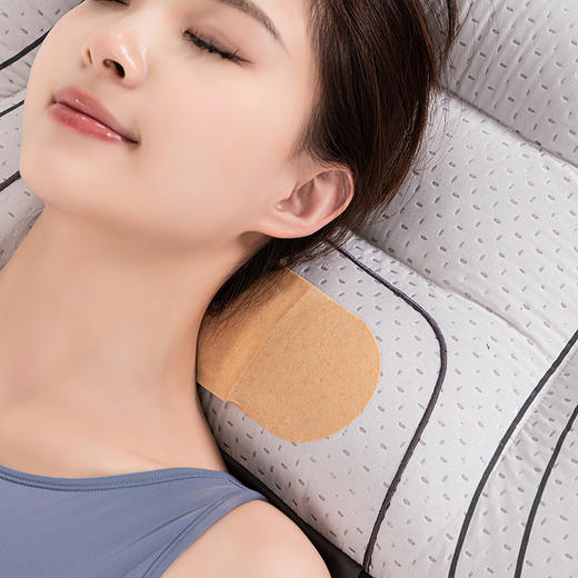 自然醒热艾1号-颈椎深养气垫枕颈椎枕头护颈椎助睡眠睡觉专用艾草热敷牵引修复反弓劲椎可调节枕头LFS 商品图5