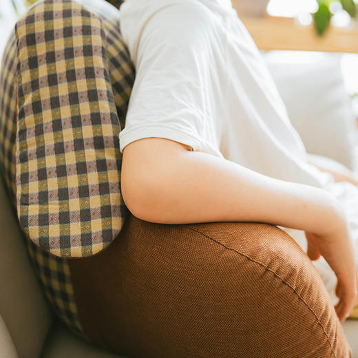 复古渔夫格纹兔兔系列多功能护腰靠 商品图3