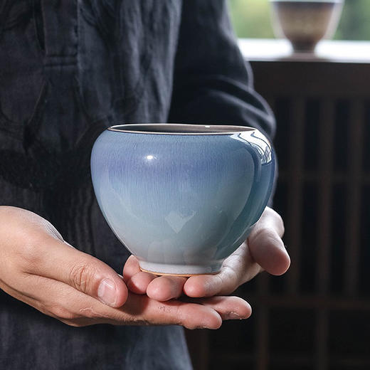 1609/19/观日特小水盂/窑变/茶洗水盂家用洗茶杯洗建水茶渣桶渣斗茶盂功夫茶具配件 商品图1
