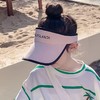 黛唯梵  儿童防晒帽女童夏季防紫外线扎马尾遮阳帽洋气男孩空顶户外太阳帽 商品缩略图2