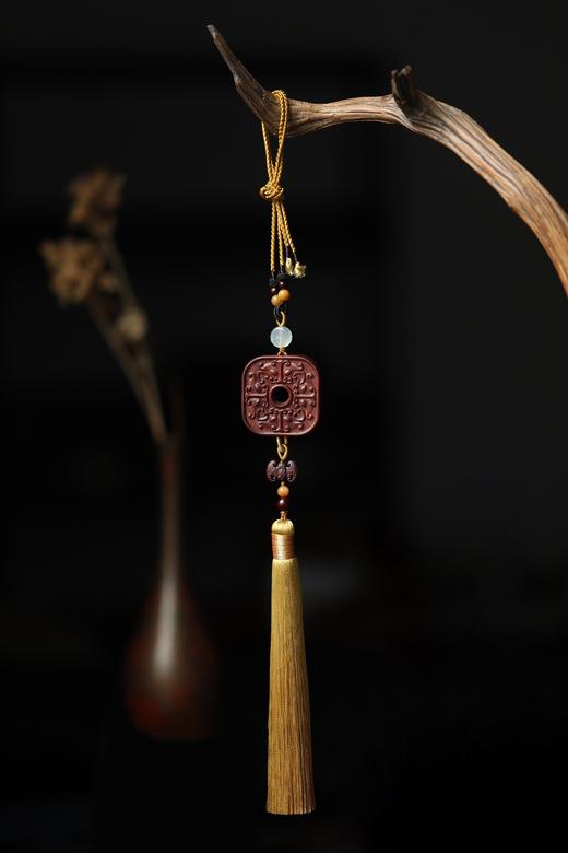 【青山特惠】小叶紫檀 招财进福  车挂 s7 商品图0