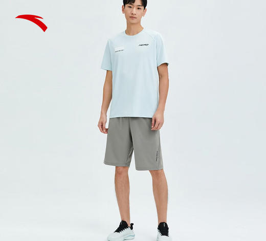 【L断码】安踏（ANTA）男士运动短t上衣2023夏季新款提花透气休闲短袖T恤上衣152337104【库存有限，如无货将做退款，介意慎拍！】 商品图10