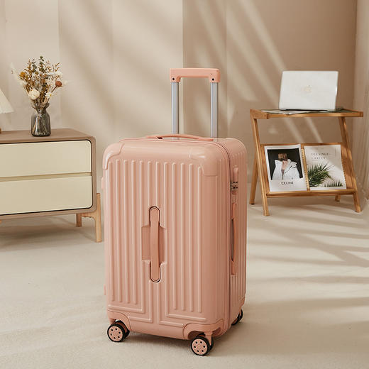 自然醒大容量拉杆箱28寸行李箱女减震刹车万向轮密码旅行箱子男YS829 商品图10