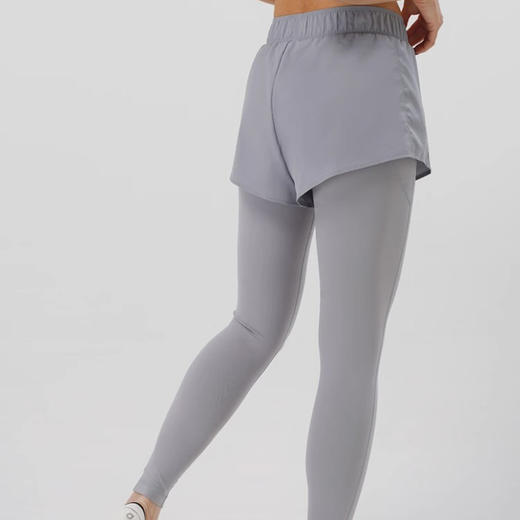 【3~5天发货】跃牌【美度空间】系列 Nuls裸感系列假两件瑜伽裤防走光口袋高腰提臀运动紧身裤CK1503 商品图4