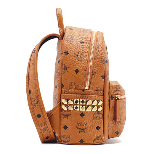 MCM Stark系列迷你咖色双肩背包 MMK6SVE41CO 商品图7
