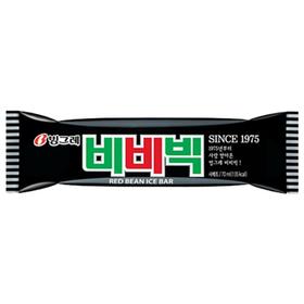 宾格瑞红豆雪糕70ml빙그레 비비빅 빙과