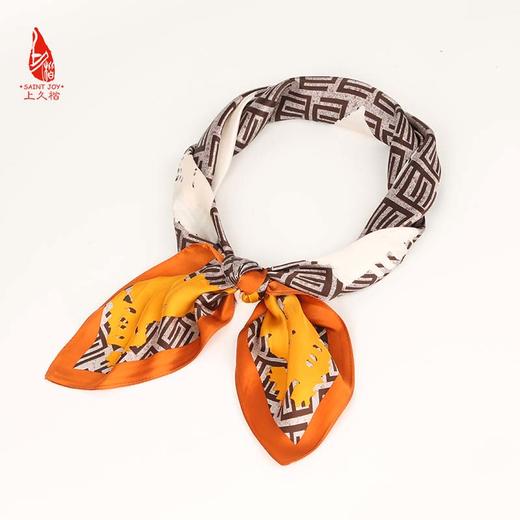 SAINTJOY/上久楷 真丝方巾  E循环   FJS22010 商品图7