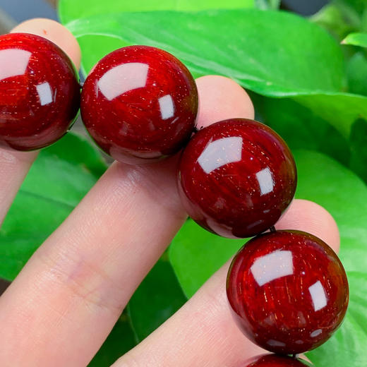 【青山特惠】2.0*12颗小叶紫檀，4.5星，带金星t15 商品图2