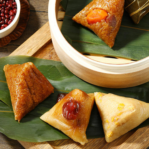 礼盒装【送礼佳品！多种口味 粽情端午】嘉兴粽子礼盒装，每一颗都是经过精挑细选，精美礼盒，任你选择，多种口味可选，大蛋黄肉粽子，特产端午节，礼品中式糕点零食，豆沙蜜枣鲜肉燕麦山药红豆板栗肉粽 商品图1