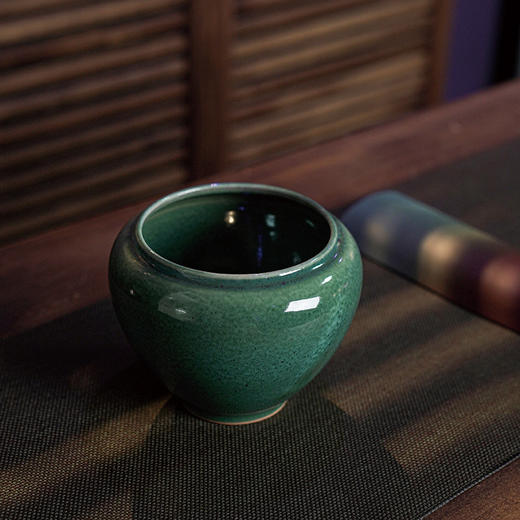 1609/19/观日特小水盂/窑变/茶洗水盂家用洗茶杯洗建水茶渣桶渣斗茶盂功夫茶具配件 商品图3