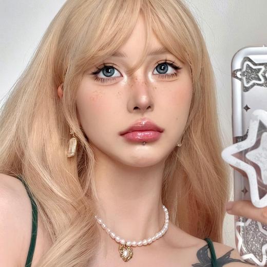 KiraFairy【尼斯湖绿】尊贵典雅的法式欧珀  显白的微红膜蓝绿色调 商品图0