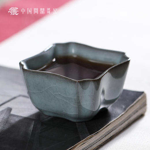 问鼎哥窑宋纹四方杯（缺货） 商品图1