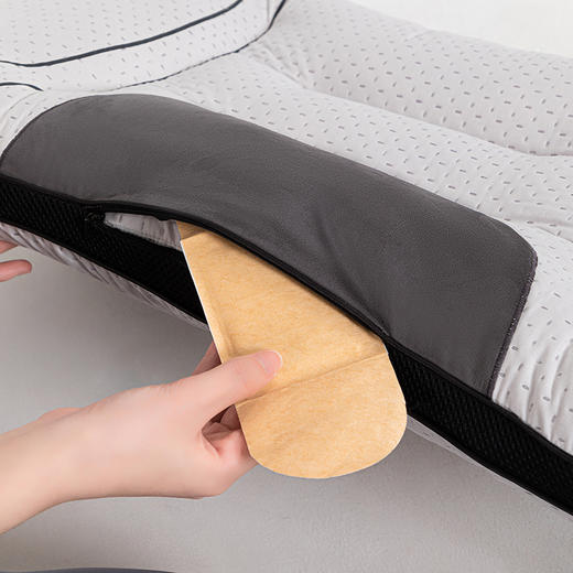 自然醒热艾1号-颈椎深养气垫枕颈椎枕头护颈椎助睡眠睡觉专用艾草热敷牵引修复反弓劲椎可调节枕头LFS 商品图11