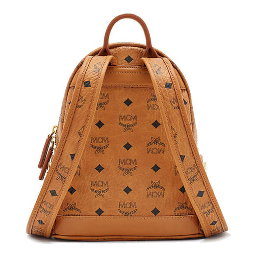 MCM Stark系列迷你咖色双肩背包 MMK6SVE41CO 商品图5