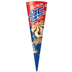 乐天worldcon香草甜筒冰淇淋160ml롯데 월드콘 바닐라 빙과