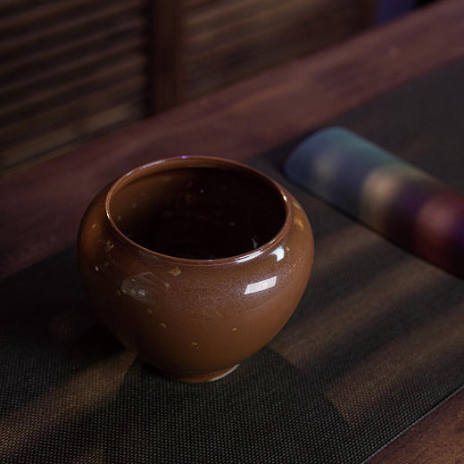 1609/19/观日特小水盂/窑变/茶洗水盂家用洗茶杯洗建水茶渣桶渣斗茶盂功夫茶具配件 商品图4