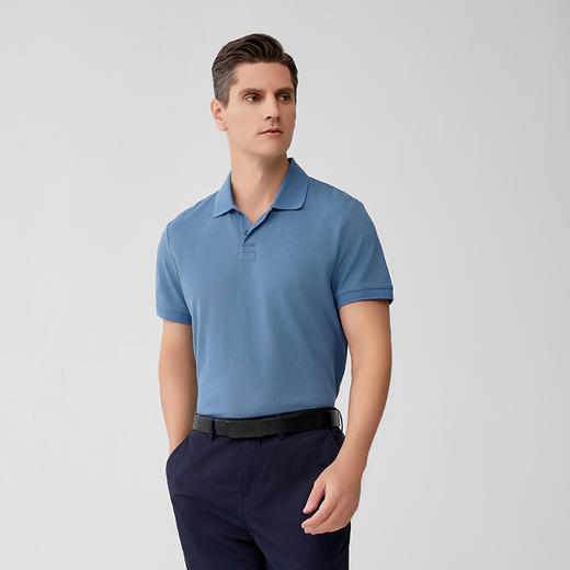 【男士纯棉衬衫T恤】23年春夏新品男士100%棉短袖商务休闲上衣 商品图1