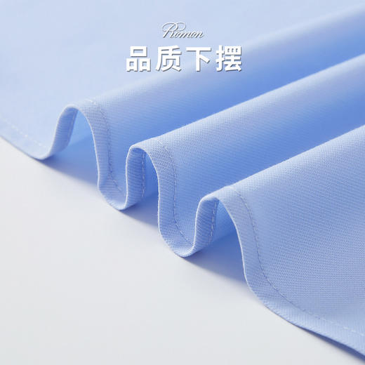 【多色可选】罗蒙夏季男装短袖衬衫男士商务通勤休闲百搭纯色衬衣 商品图11