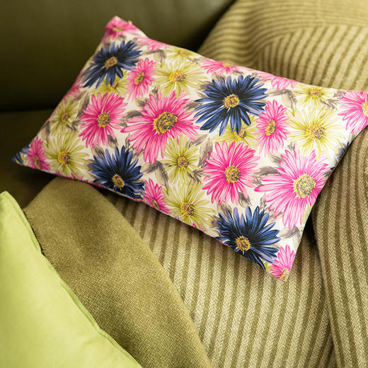 炽焰绽放系列靠包轻奢高端印花抱枕 商品图2