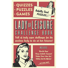 休闲淑女挑战书 谜题互动游戏书 英文原版 Lady of Leisure Challenge Book