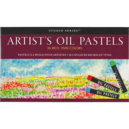 工作室系列 油彩棒 文创周边 Peter Pauper Press 英文原版 Studio Series Oil Pastels 商品图0