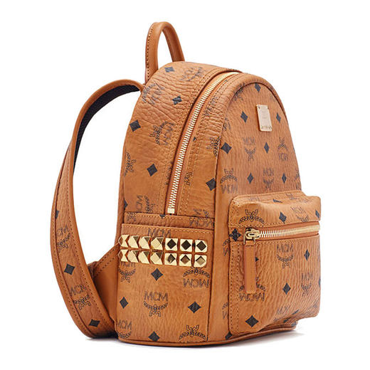 MCM Stark系列迷你咖色双肩背包 MMK6SVE41CO 商品图9