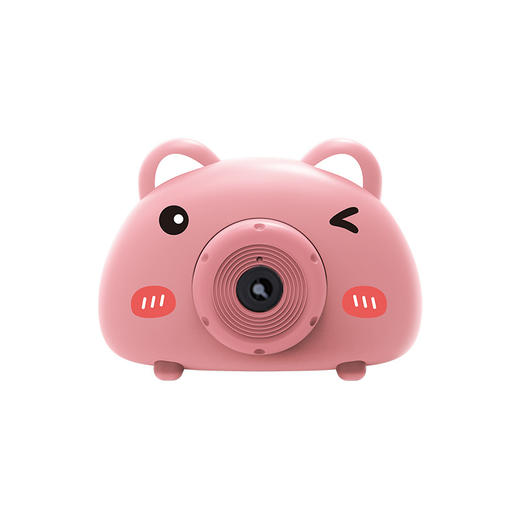 【泡泡舞动，梦幻世界】小猪泡泡机相机，别具匠心的合体设计，卡通造型，流线外形，汇聚灯光、音乐和泡泡于一身，营造出全新的视听感受，身披乐曲律动，畅享无尽快乐！ 商品图5