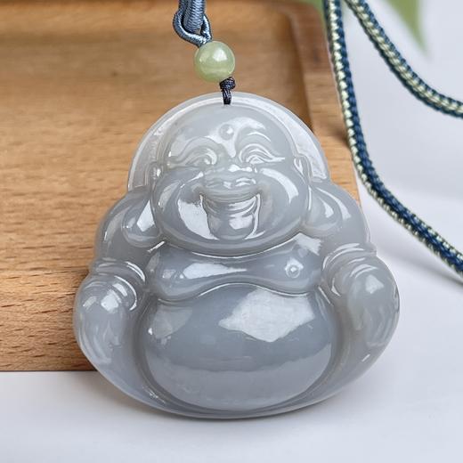 和田玉吊坠-烟紫佛公 商品图0